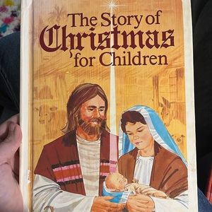 Vintage Christmas book The Story of Christmas for Children by Erv Gnat
